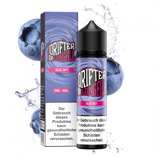 Sweet Blueberry Ice Blue Sky – 16ml Drifter Aroma in 60ml Flasche
