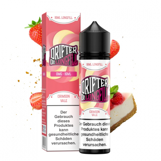 Strawberry Cheesecake Crimson Vale – 16ml Drifter Aroma in 60ml Flasche