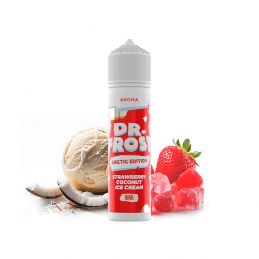 Strawberry Coconut Icecream – 16ml Dr. Frost Aroma in 60ml Flasche