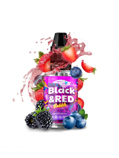 Black & Red Bubble – 8ml Aroma in 30ml Flasche - Oil4V.